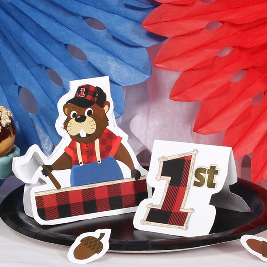 Birthday Direct's Little Beaver 1st Birthday DIY Table Decoration
