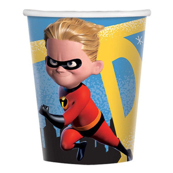 Incredibles 2 Cups, 9 ounce, 8 count