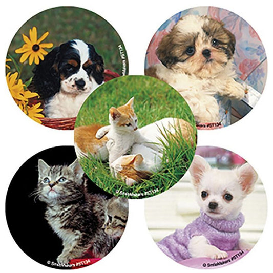 Baby Animals Stickers, 2.5 inch, 30 count