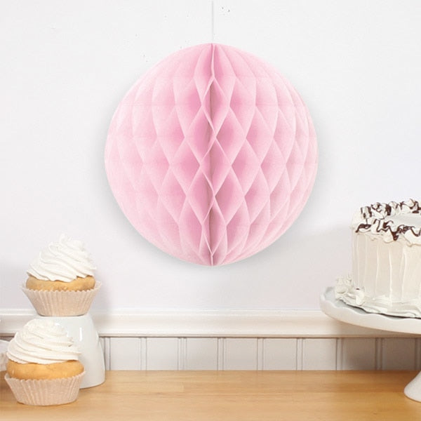 Tissue Honeycomb Ball Lovely Pink, 8 inch