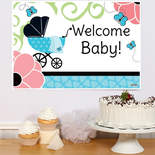 Birthday Direct's Butterfly Baby Shower Sign
