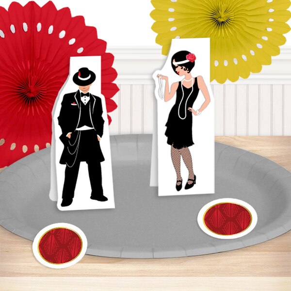 Birthday Direct's Roaring 1920s Jazz Party DIY Table Decoration