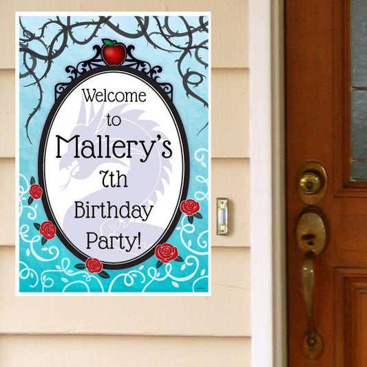 Birthday Direct's Fairytale Wicked Villains Party Custom Door Greeter
