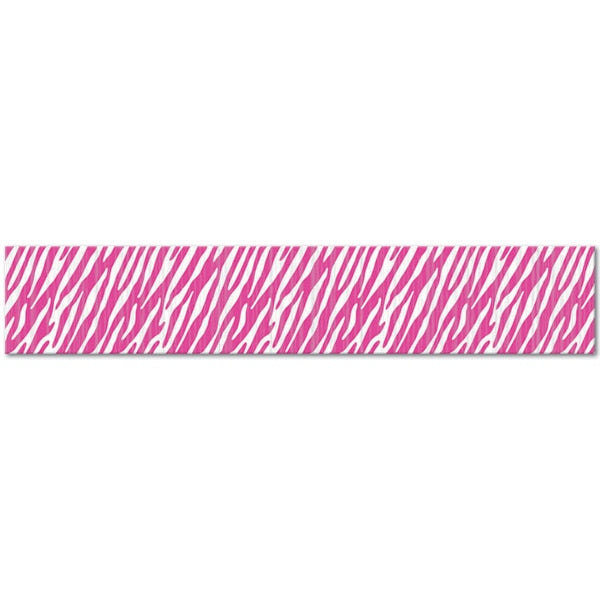 Pink Zebra Print Streamer