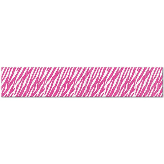 Pink Zebra Print Streamer