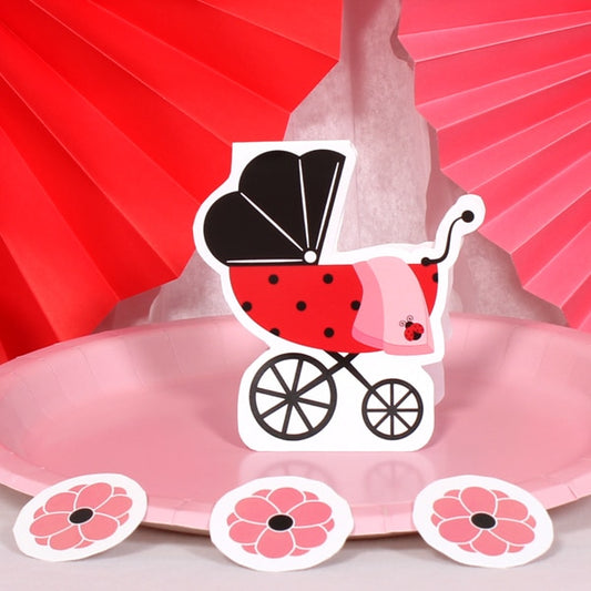 Birthday Direct's Ladybug Baby Shower DIY Table Decoration