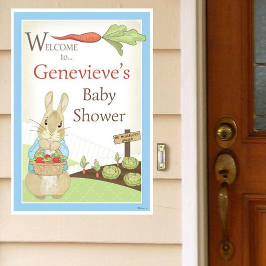 Birthday Direct's Peter Rabbit Baby Shower Custom Door Greeter