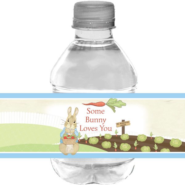 Birthday Direct's Peter Rabbit Party Water Bottle Labels