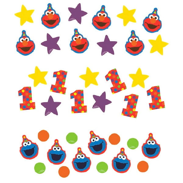 Sesame Street Elmo's 1st Birthday Confetti 1.2oz