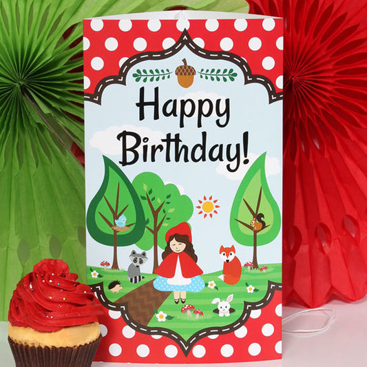 Birthday Direct's Little Red Riding Hood Birthday Tall Centerpiece