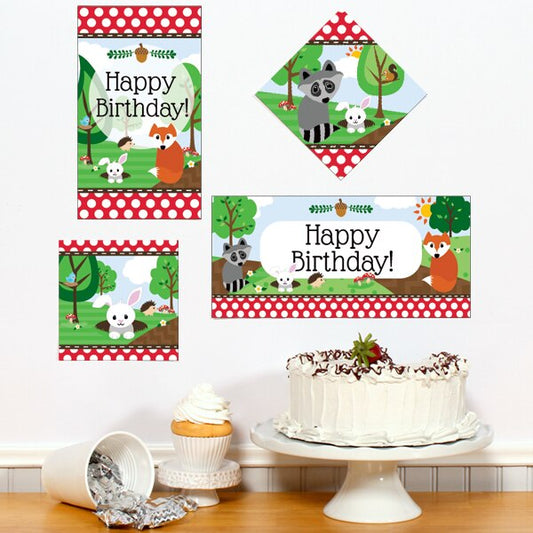 Birthday Direct's Woodland Birthday Sign Cutouts