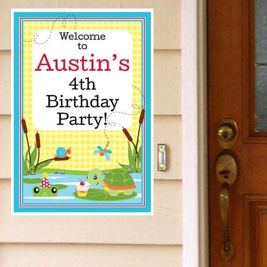 Birthday Direct's Frog Party Custom Door Greeter