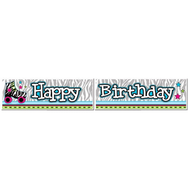 Birthday Direct's Roller Skate Birthday Two Piece Banners