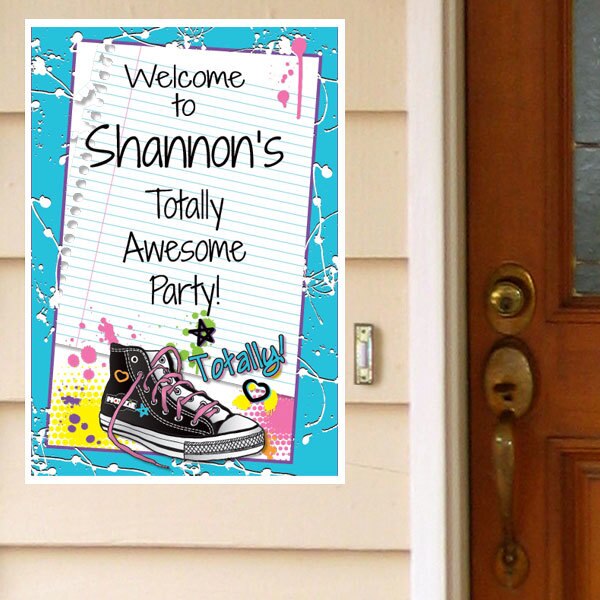 Birthday Direct's Totally Awesome Party Custom Door Greeter