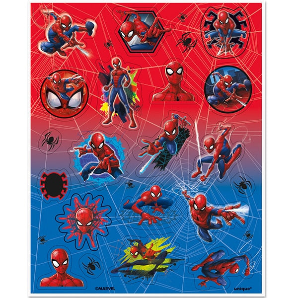 Spider-Man Sticker Sheets, set, 4 count