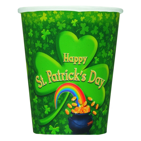 St. Patrick's Day Cups, 9 ounce, 8 count