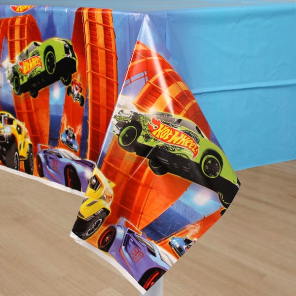 Hot Wheels Table Cover, 54 x 96 inch, each