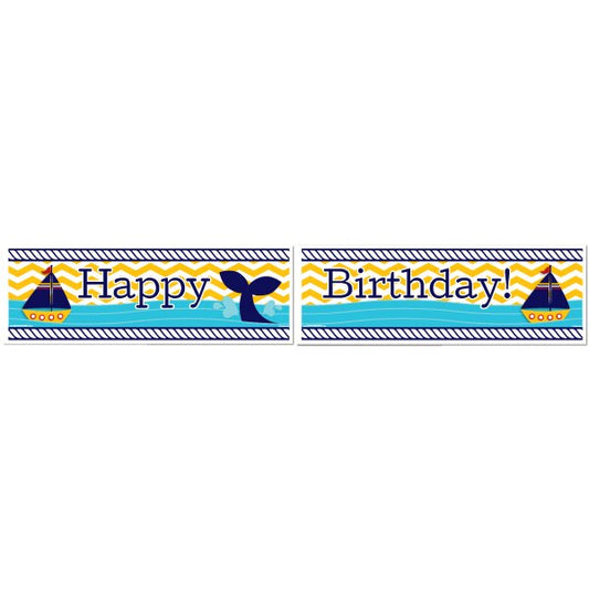 Birthday Direct's Ahoy Matey Birthday Two Piece Banners