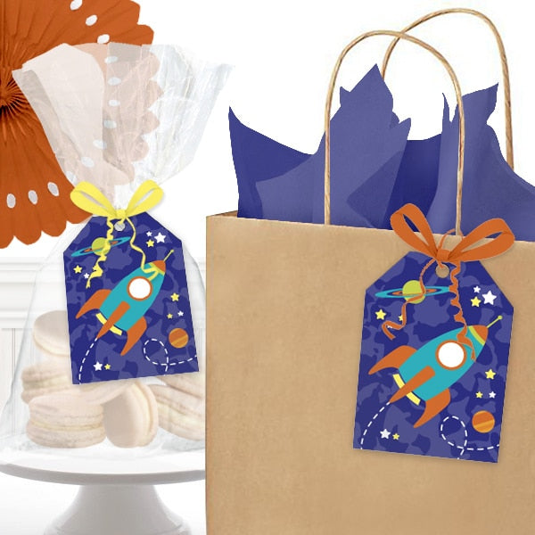 Birthday Direct's Space Rocket Party Favor Tags