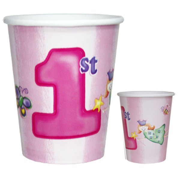 Fun at One Girl Cups, 9 ounce, 8 count