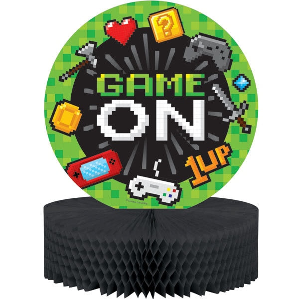 Gaming Party Honeycomb Centerpiece, 9 x 12 inch, each