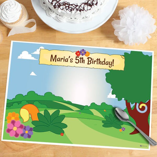 Birthday Direct's Explorer Girl Party Custom Placemats