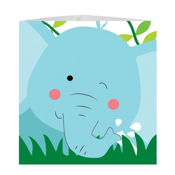 Birthday Direct's Elephant Dots Baby Shower Blue Centerpiece