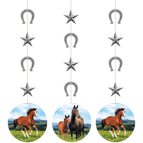 Horse and Pony Dangling Cutouts, 22.5 inch, 3 count
