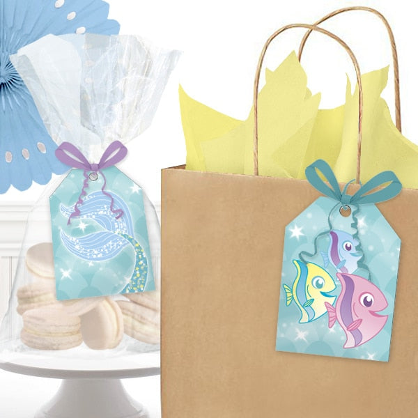 Birthday Direct's Mermaid Sparkle Party Favor Tags