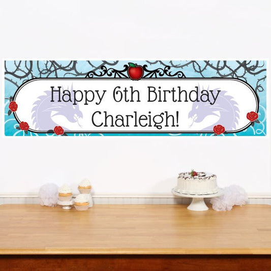 Birthday Direct's Fairytale Wicked Villains Party Custom Banner