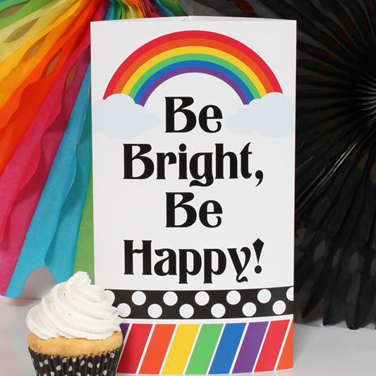 Birthday Direct's Rainbow Party Tall Centerpiece