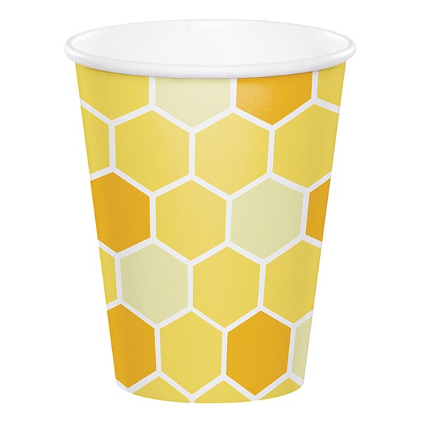 Bumble Bee Party Cups, 9 ounce, 8 count