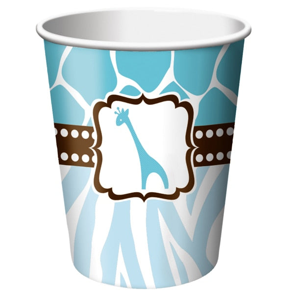 Blue Zoo Cups, 9 oz, 8 ct