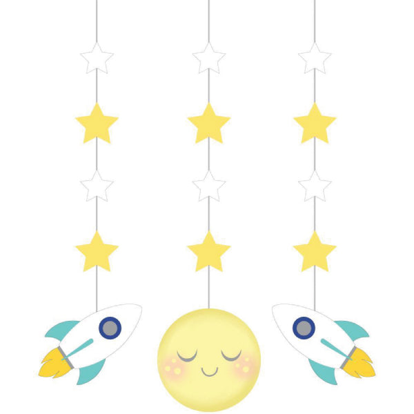 To the Moon and Back Dangling Cutouts, 36 inch, 3 count