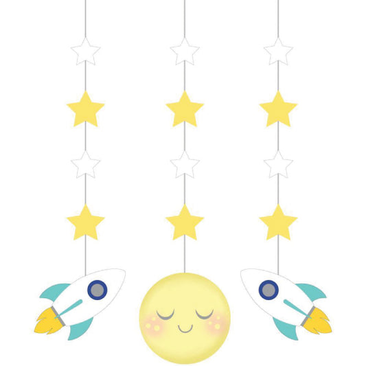 To the Moon and Back Dangling Cutouts, 36 inch, 3 count