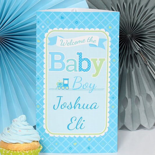 Birthday Direct's Welcome Baby Shower Boy Custom Centerpiece