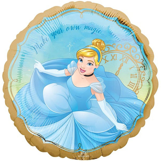 Disney Princess Cinderella Foil Balloon, 18 inch, each