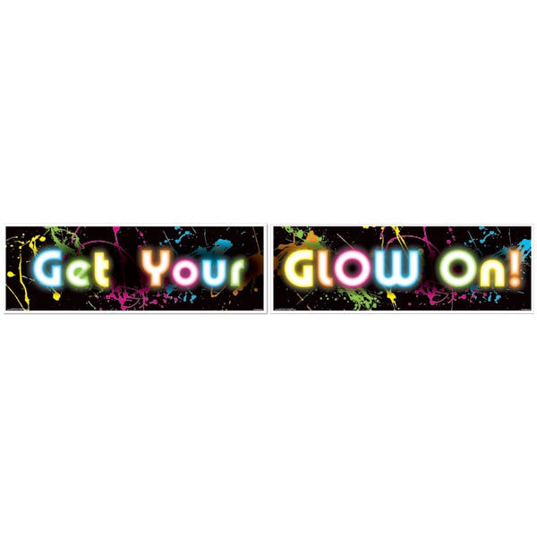 Birthday Direct's Glow Party Two Piece Banners