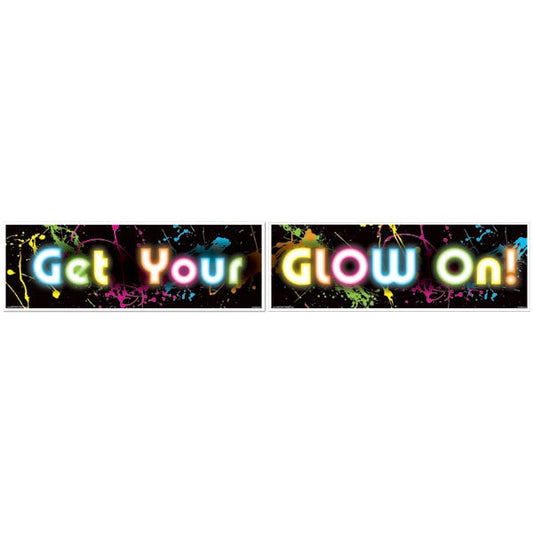 Birthday Direct's Glow Party Two Piece Banners
