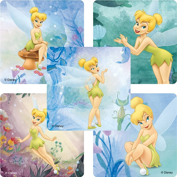 Tinker Bell Stickers, 2.5 inch, 30 count