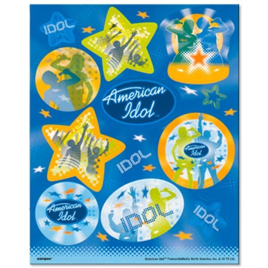 American Idol Stickers, set, 4 count