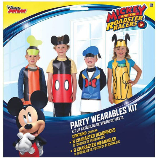 Disney Mickey Mouse Party Wearables Kit, dress-up, 16 piece