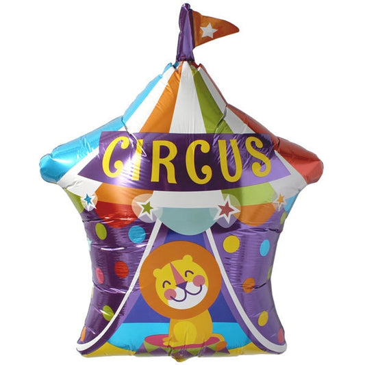 Big Top Circus Party Lion Large Shape Foil Balloon, 36 inch, each