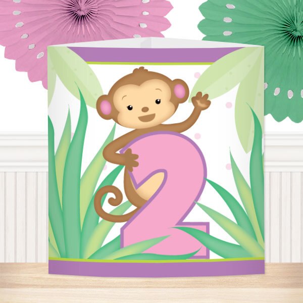 Birthday Direct's Little Monkey 2nd Birthday Centerpiece