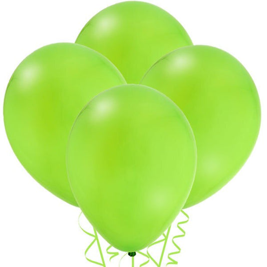 Lime Green Latex Balloons, Kiwi, 12 inch, set of 15