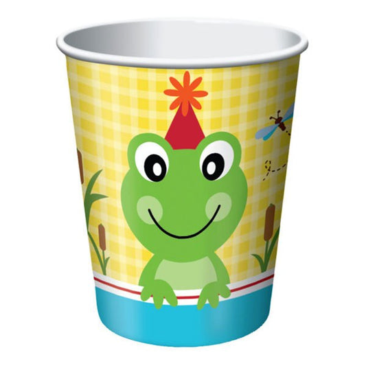 Frog and Turtle Party Cups, 9 ounce, 8 count