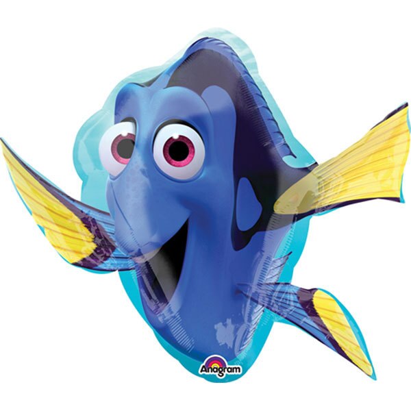 Finding Dory SuperShape Foil Balloon, 38 x 42 inch, each