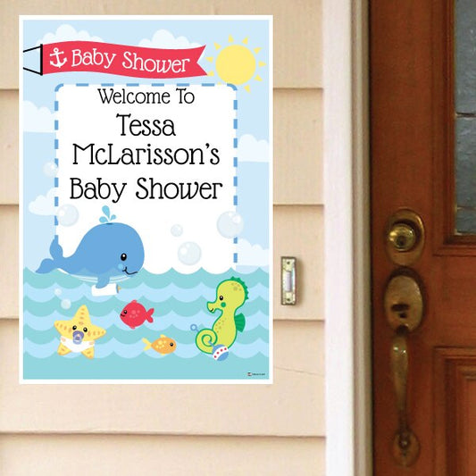 Birthday Direct's Sea Baby Shower Custom Door Greeter