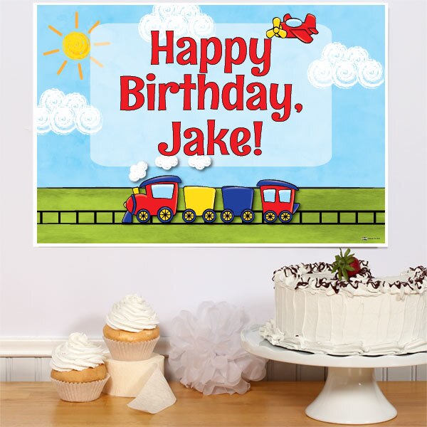 Birthday Direct's Train Party Custom Sign