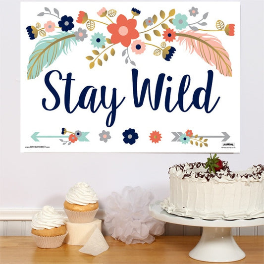 Birthday Direct's Boho Party Sign